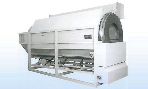 流動型生葉脫水機